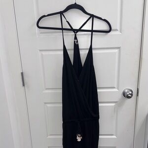 YFB‎ young fabulous broke Black Sleeveless Jumpsuit size medium